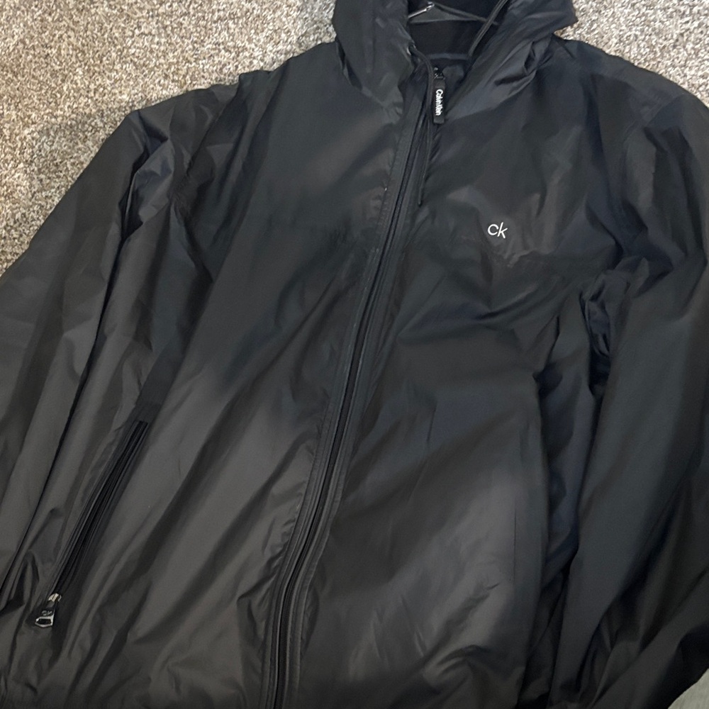 Calvin Klein Men's Black Windbreaker